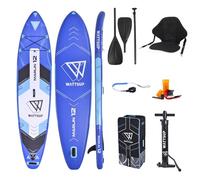 Campsup Sup Wattsup Marlin 12'0 Combo Planche de stand up paddle gonflable | Planche de surf gonflable pour débutants et confirmés avec siège en kayak et double pagaie