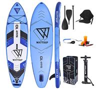 Campsup Sup Wattsup SAR 10'0 Combo Planche de Stand up Paddle Gonflable | Planche de Surf Gonflable pour débutants et confirmés avec siège en Kayak et Double pagaie