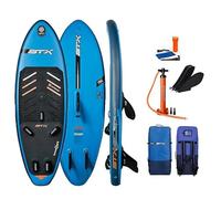 CampSup WindSUP STX Planche de surf gonflable avec option planche à voile, 250 x 83 x 15 cm, pour débutants et confirmés, avec accessoires