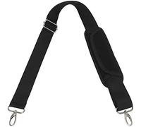 CampTeck U6907 - Anse Sac a Main Bandoulière Réglable Amovible Lanière Sac Sangle Coussin Epaulière - pour Ordinateur Portable, Appareil Photo, Sac de Sport, Voyage, Sacoches - Noir