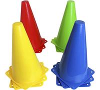 CampTeck U7154 Cône Plastique, Cônes Sport, Cônes Entraînement -Multicolore -12pcs