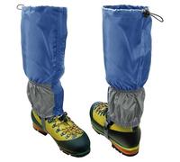 CampTeck U7297 Guêtres Imperméables Polyester (Taille Unique) Randonnée, Marche, Orientation, Alpinisme, Escalade, Chasse, Neige ou Aventure en Plein air - 1 Paire - Bleu et Gris