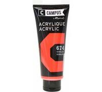 Campus by Raphael 674 - Peinture - peinture acrylique - vermillon - 100 ml Rouge G