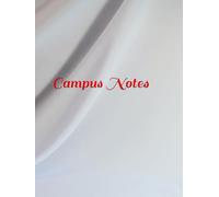 Campus Notes: A Modern Student Notebook for Lectures, Assignments, and Class Notes