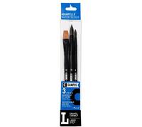 CAMPUS - P10412.00 - Pochette de 3 Pinceaux Aquarelle - Taille L