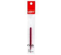 Campus Recharge de stylos à encre gel Candy avec trait de 0,7 mm, encre gel à séchage rapide et résistante à l'eau (recharge, rouge, 1 unité)