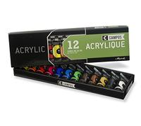 CAMPUS Set de 12 Tubes Acrylique 21 ml