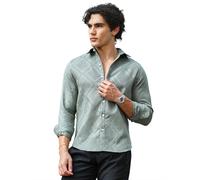 Campus Sutra Chemise 'Elliott' vert clair, Taille XL