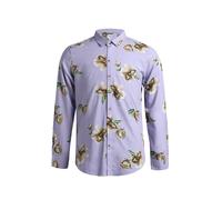 Campus Sutra Chemise 'Ronan' beige / vert / violet, Taille XL