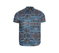 Campus Sutra Chemise ' Tanner ' bleu / mélange de couleurs, Taille S