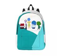 Campus The Emotions Sticker Rétro Lavable Kawaii À l'envers Pack de 2 Livres garcons Sac Ordinateur Portable Cadeau Noir