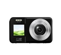 Campuses Life Companions 4K 64MP Appareil photo numérique double écran 18x Zoom optique Design pour adolescents amateurs de voyage Appareil photo numérique économique pour l'école