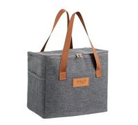 CAMRY Adler Europe - Sac isotherme pliable - Gris clair - Avec doublure en film plastique - Léger et imperméable - Facile à nettoyer