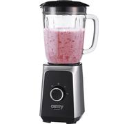 Camry | Blender | CR 4077 | Tabletop | 500 W | Matériau du bocal Verre | Capacité du bocal 1.5 L | Broyage de glace | Noir/acier inoxydable