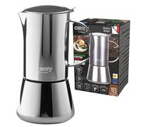 CAMRY Cafetière à induction - Cafetière à induction en acier inoxydable pour 6 tasses - Moka Pot Induction 350 ml - Cafetière classique pour expresso aromatique - Convient à tous les types de
