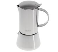 CAMRY Cafetière à induction - Cafetière à induction en acier inoxydable pour 6 tasses - Moka Pot Induction 350 ml - Cafetière classique pour expresso aromatique - Convient à tous les types de