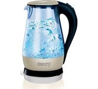 Camry | CR 1251 | Bouilloire standard | 2000 W | 1,7 L | Verre | Base pivotante 360° | Verre/noir