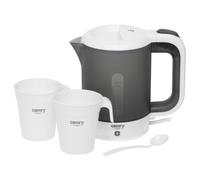 Camry CR 1382 Bouilloire de voyage 0,5 l avec 2 tasses Gris