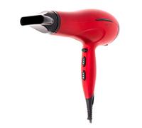 CAMRY CR 2253 Sèche-cheveux avec diffuseur Brosse coiffante 2600 W léger avec poignée confortable Sèche-cheveux de voyage avec interrupteur de température Rouge