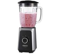 CAMRY CR 4077 - Mixeur en verre avec bol en verre de 1,5 l, mixeur haute performance, broyage, piler de la glace, fonction pulse, lames en acier inoxydable, 2 vitesses, 1000 W