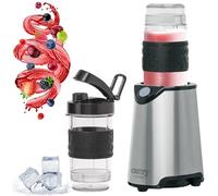 CAMRY CR4069I Mélangeur évasé pour smoothie, smoothie, écrasement de glace, puissance 800W, 2 bidons, 20000rpm, sans BPA, lames avec 4 couteaux