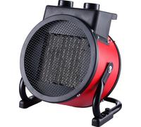 Camry CR7743 Radiateur soufflant portable en céramique 2 niveaux de puissance Thermostat automatique Noir/Rouge