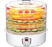 Camry | Déshydrateur alimentaire | CR 6659 | Puissance 240 W | Nombre de plateaux 5 | Contrôle de la température | Minuterie intégrée | Blanc