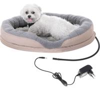 Camry Lit chauffé pour animaux | Lit pour chien | Housse amovible | Housse lavable à 40°C | 18W |