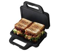Camry Machine à panini - Appareil panini multifonction - Toaster panini compact avec plaques antiadhésives et poignée isolée - Machine Panini Idéal pour sandwiches et paninis croustillants