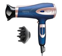 CAMRY Sèche-cheveux 2400 W avec technologie ionique - Sèche-cheveux ionique avec 3 niveaux de température, 2 niveaux de ventilation, fonction air froid, diffuseur et buse concentrée - Sèche-cheveux