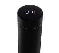 CAMRY Thermos Café Isotherme - Mug Isotherme, Thermos Isotherme, Tasse Isotherme 500ml, Bouteille Isotherme Café en Acier Inoxydable avec Filtre, Affichage LED, Garde au Chaud 8h/Froid 12h