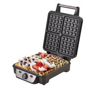 CAMRY Waffle Maker 1150 W Black, Multicolour, One Size