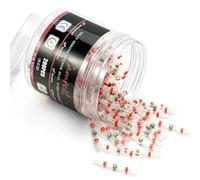 Camtek Lot de 200 connecteurs de fil à souder rouges 22-18 AWG thermorétractables pour bornes électriques isolées étanches pour véhicules marins automobiles