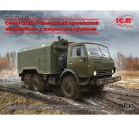 Camtion Militaire Russe À 6 Roues Avec Abri Kit Maquette Plastique 1:35 ICM