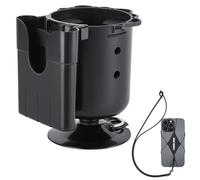 CAMULAND Porte-gobelet pour Stand Up Paddle board avec languette en caoutchouc, multifonctionne, Planche à pagaie porte-bouteille, porte-boisson, porte-téléphone, convient aux grandes bouteilles d'eau