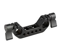 CAMVATE 15 mm Rod Clamp avec Filetage 1/4"-20 pour DLSR Camera Rig Cage Embase(Noir)