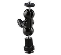 Camvate pivotante à 360 ° Ball Head W/1/10,2 cm Vis + Hot Shoe support de fixation pour appareil photo reflex numérique DV LED Light Changer de marque : Camvate