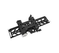 CAMVATE Plaque à queue d'aronde de 25,4 cm avec double tige de 15 mm et adaptateur de rosette M6 pour accessoire de caméscope vidéo - 3116