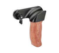 CAMVATE Poignée Ergonomique en Bois avec Rosace filetée M6 pour Montage en bandoulière de caméra (Main Droite)