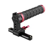Camvate Quick Release Grip en Caoutchouc Poignée supérieure avec NATO Rail pour Blackmagic Pocket Cinema Camera, Rouge