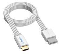 CAMWAY Adaptateur HDMI Wii,convertisseur Wii vers HDMI 1080P/720P avec câble adaptateur150 cm,Plug and Play, Tous Les Modes d’Affichage Wii pour Wii/Wii U/HDTV/Monitor (Blanc)