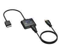 CAMWAY Convertisseur PS2 vers HDMI, Adaptateur pour Ps2 avec Commutateur RGB/YPbPr, Compatible Tous Modèles Ps2 (Fat/Slim), 4:3/16:9,Sortie Vidéo 1080P Full HD, Câbles Inclus (HDMI Converter)