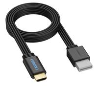 CAMWAY Convertisseur Wii vers HDMI 1080P/720P avec câble de 150 cm, prend en charge NTSC 480i/480p, Pal 576i, Adaptateur Wii vers HDMI pour HDTV et moniteur, Plug et Paly, Couleur Noir