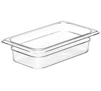Camwear 42 CW - Capacité : 1,8 qt - 27 cm de long x 16 cm de large x 6 cm de profondeur - Plat en polycarbonate transparent de quatrième taille