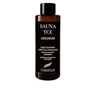 Camylle Sauna Yce Géranium - Huile Essentielle 100% Pure et Naturelle pour Rituel Aromatique Sauna sur Glace Pilée - 80 ml