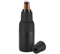 Can Cooler Insulated, Acier inoxydable Beer Can Cooler, Double Walled Beer Cooler, Built-In Beer Opener Cooler, Insulated Beer Cooler, Can Insulator for Cans and Bottles,