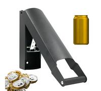 CAN CRASFER POUR RECYCLAGE, COURSEZ SODA CONSTANT | Aluminium lourd en aluminium | Gadget de cuisine de couleur noire pour les activités de plein air, les réunions de famille, la maison, les fêtes d'a