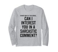 Can I Interest You in a Sarcastic Comment Citation Drôle Dire Manche Longue