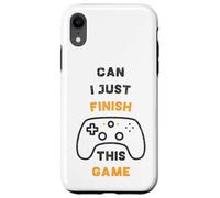 Can I Just Finish This Game - Manette de Jeu Cool au Design Vieilli Coque pour iPhone XR