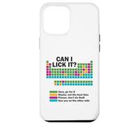 Can I Lick It Funny Chemistry Tableau périodique des éléments Coque pour iPhone 12 Pro Max